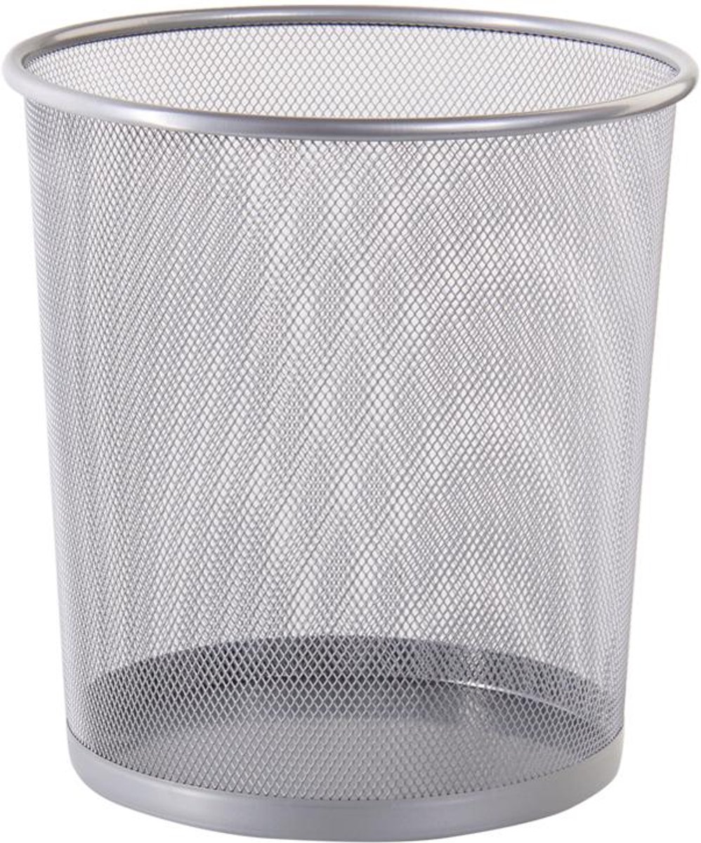 WESTCOTT prullenbak draadmetaal 12,3 liter zilver
