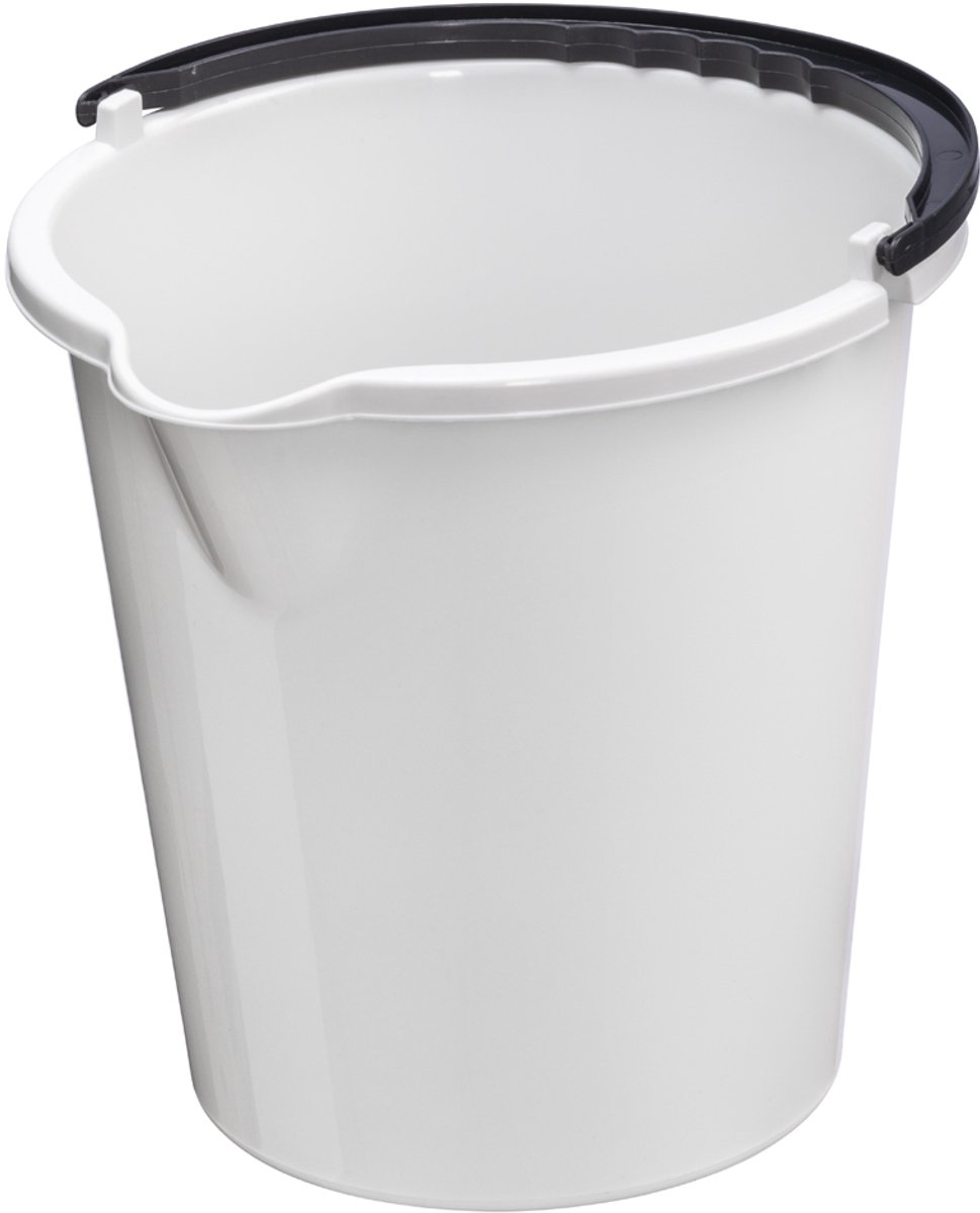 Plast Team schoonmaakemmer Vancouver rond 5 liter antraciet