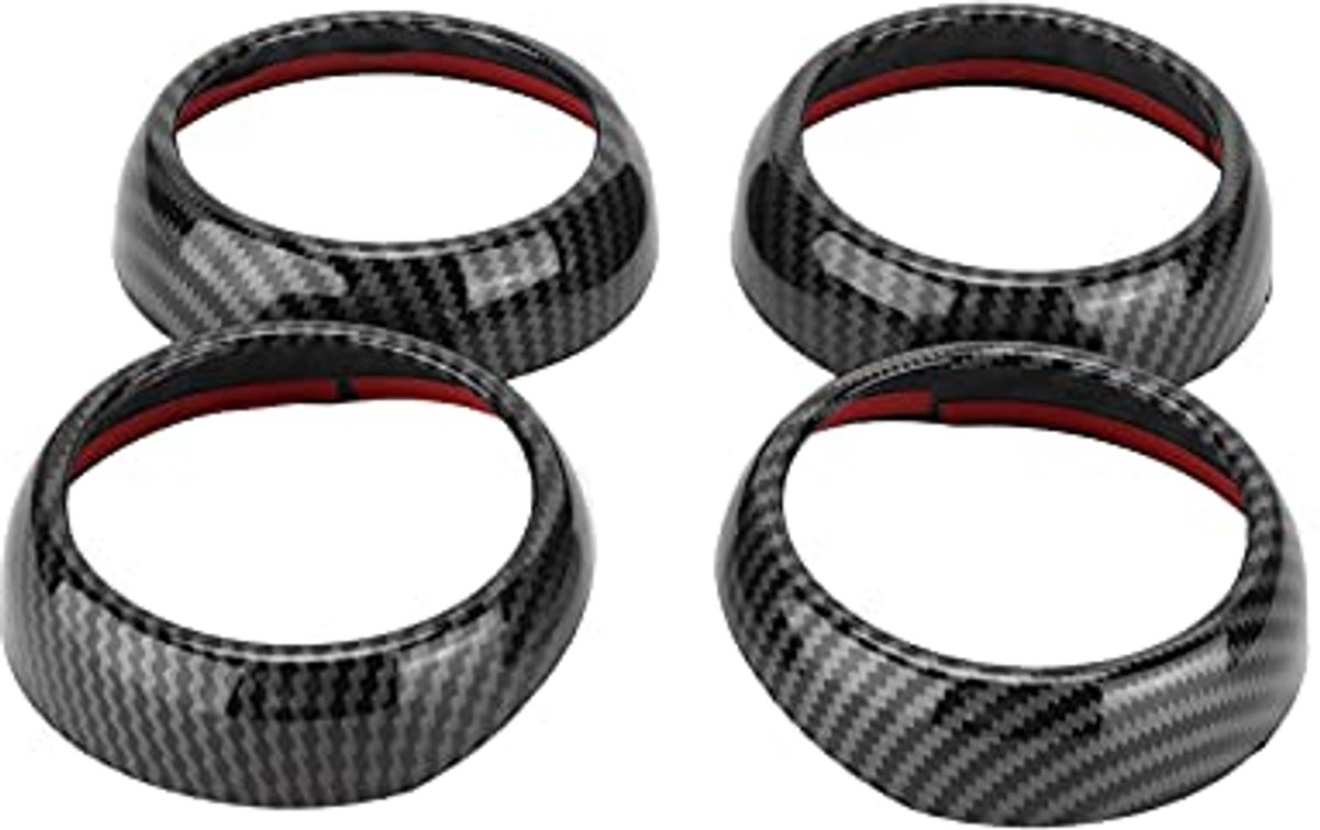 Luchtjets Afwerking, Vervanging Koolstofvezel Luchtsproeiers Covers voor Smart Fortwo Forfour 453 2015 2021