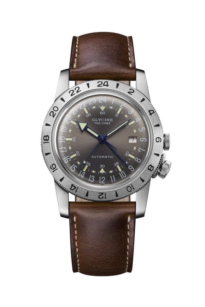 Glycine GL0303 - Airman Vintage The Chief GMT 40