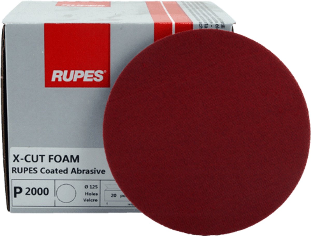 RUPES - X-Cut Foam Abrasive P2000 125mm