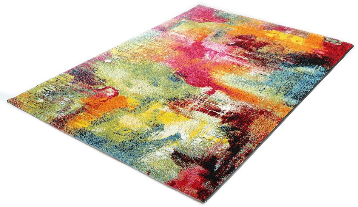 Karrpet24 Vloerkleed Belis Kleurrijk 20754 – Modern Abstract Design, Duurzaam en Geschikt voor Elke Ruimte-120 x 170 cm