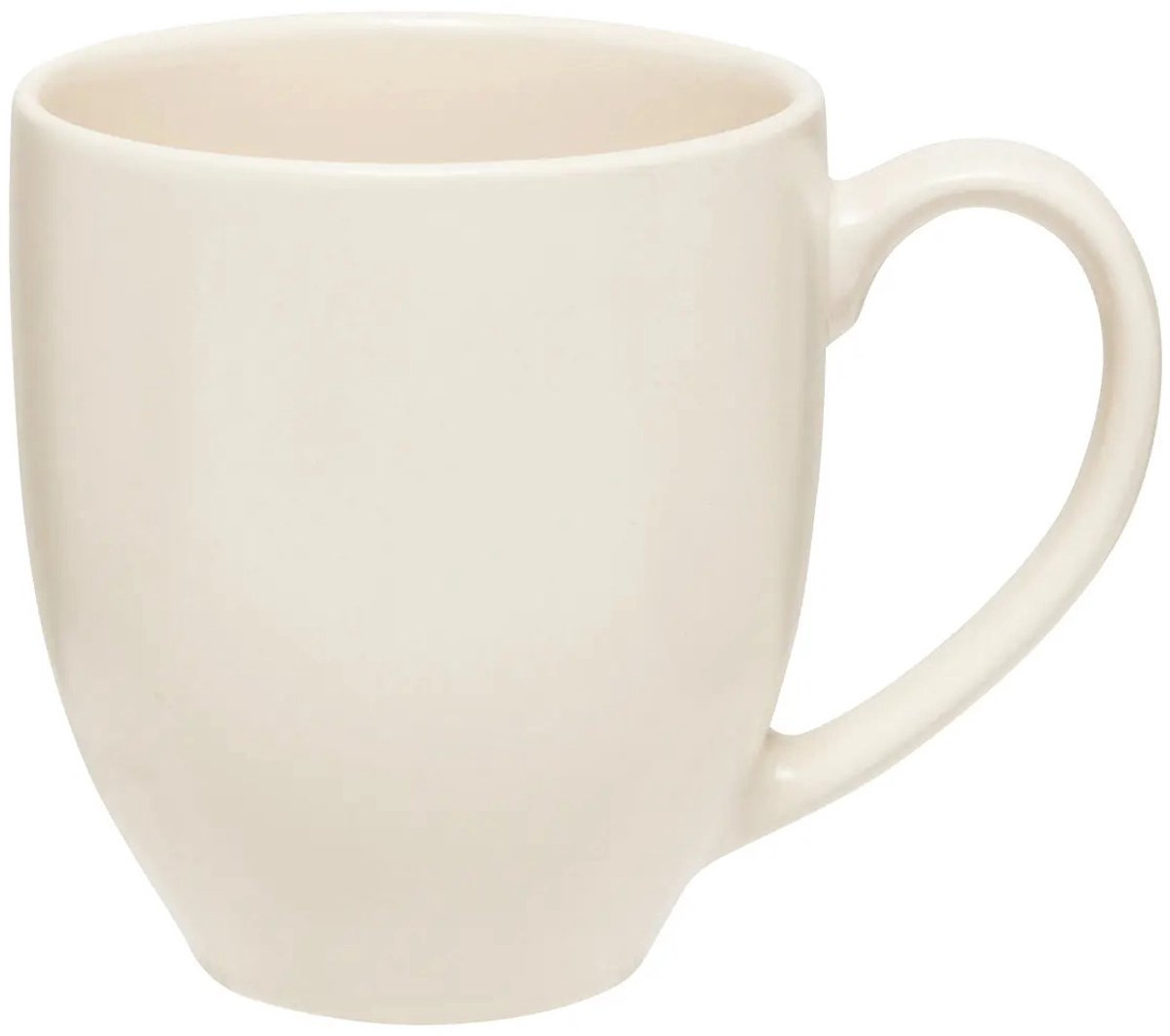 5Five Koffiemokken Venice - 1x stuks - Keramiek - wit - 480 ml - 9 x 11 cm