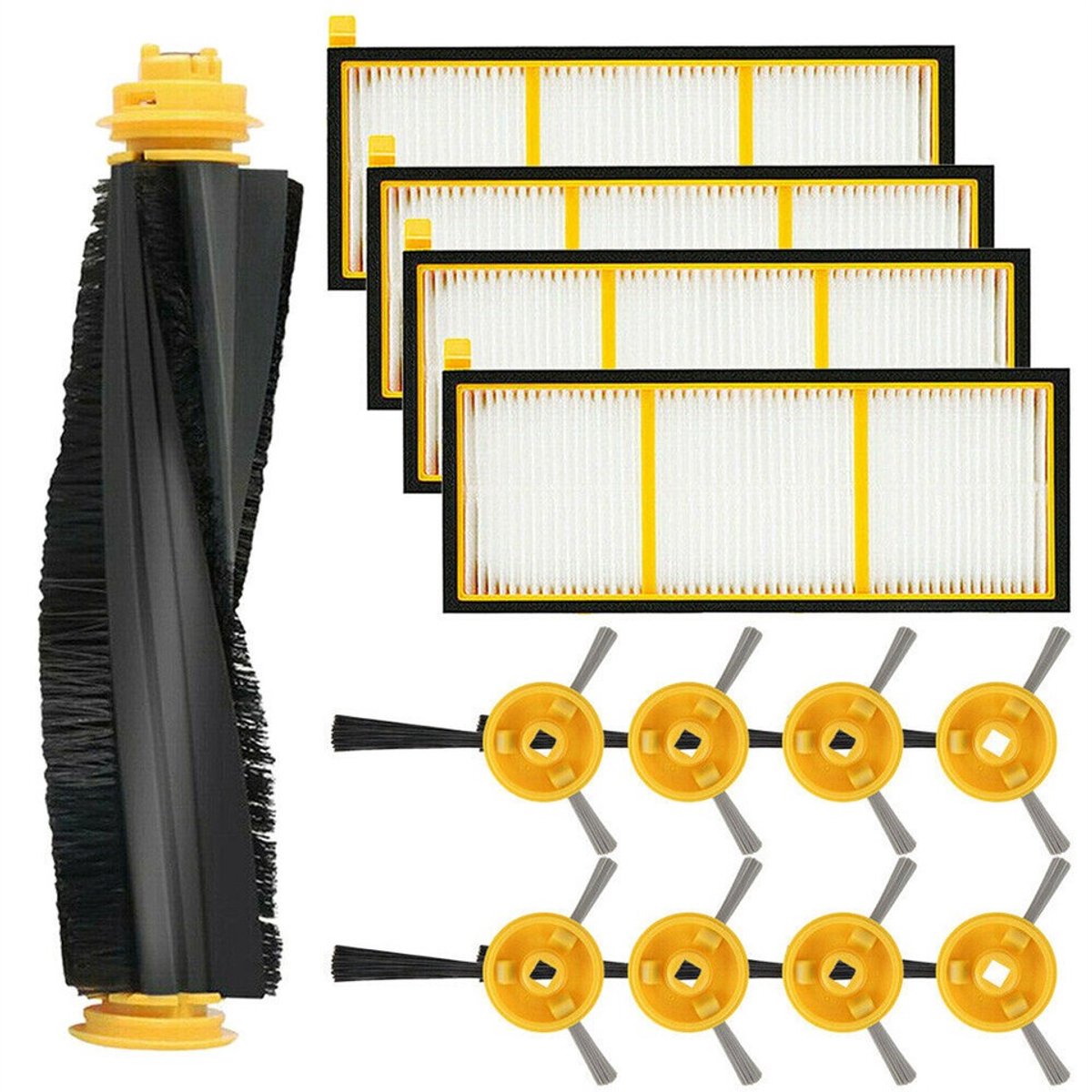 Geschikt voor Shark ION ROBOT RV700 RV720 RV750/C Filter Zijborstel Stofzuiger Onderdelen