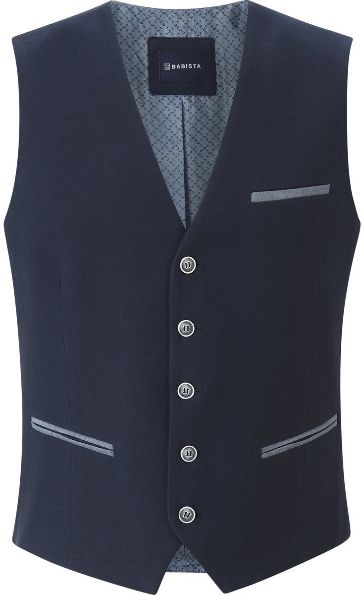 Babista herren Bodywarmer - 60 - donkerblauw - Plus Size