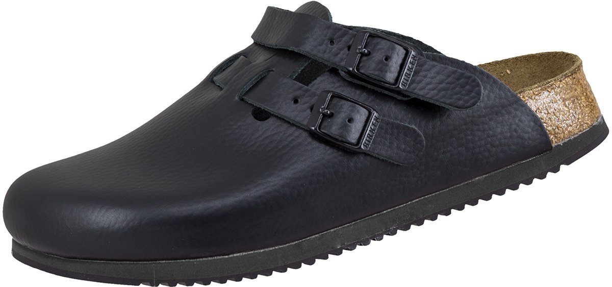 Birkenstock Kay SL Werkklompen Black Narrow-fit | Zwart | Leer | Maat 40 | 1018227