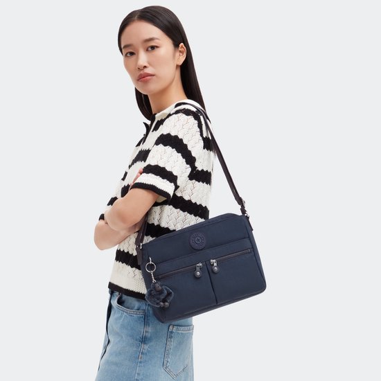 kipling Sac à épaule bandoulière Basic New Angie Crossbody Blue Bleu 2 Bleu marine