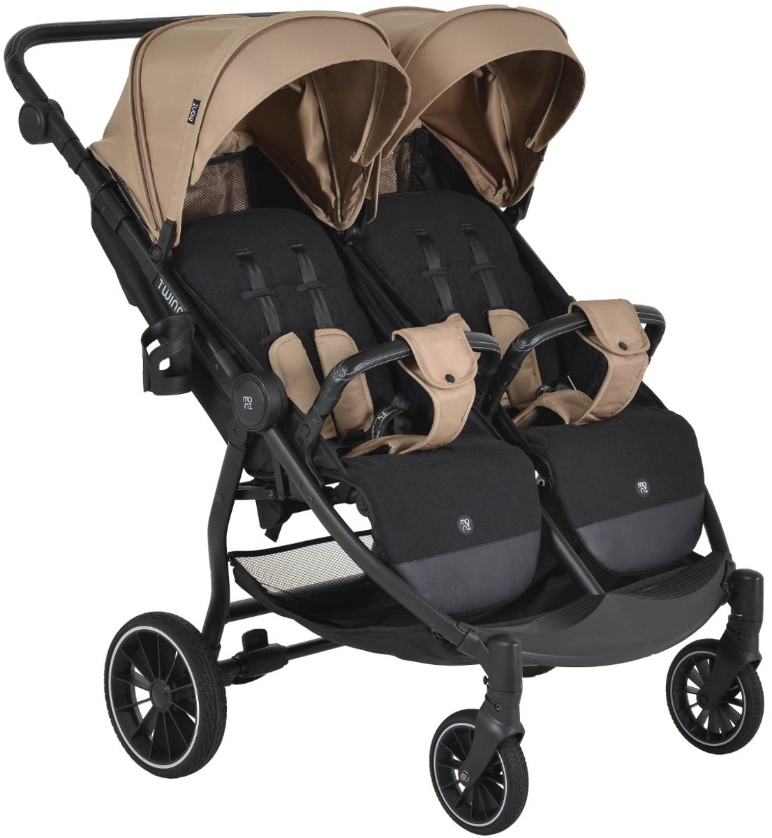Moni TwinGo Duowagen Camel met 2 Zitplaatsen - Moni - €239,00