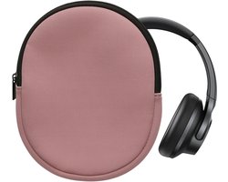 kwmobile hoes geschikt voor Anker Soundcore Q20i - 20 x 16 cm - Beschermhoes voor headset in donkerroze - Van neopreen