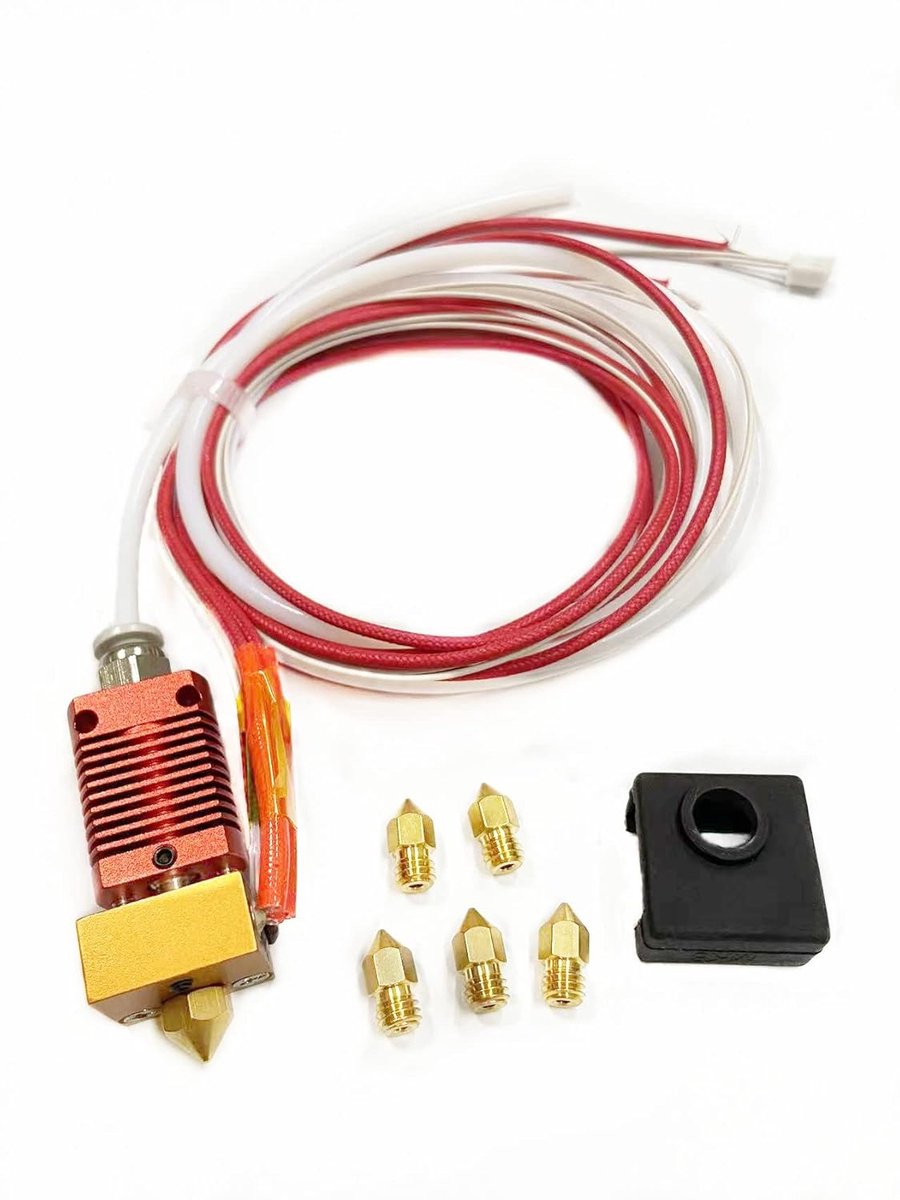 3D printer reserveonderdelen - 3D Printer Nozzles - CR10/Ender-3 Extruder Printkop Kit, 24V 40W Hotend