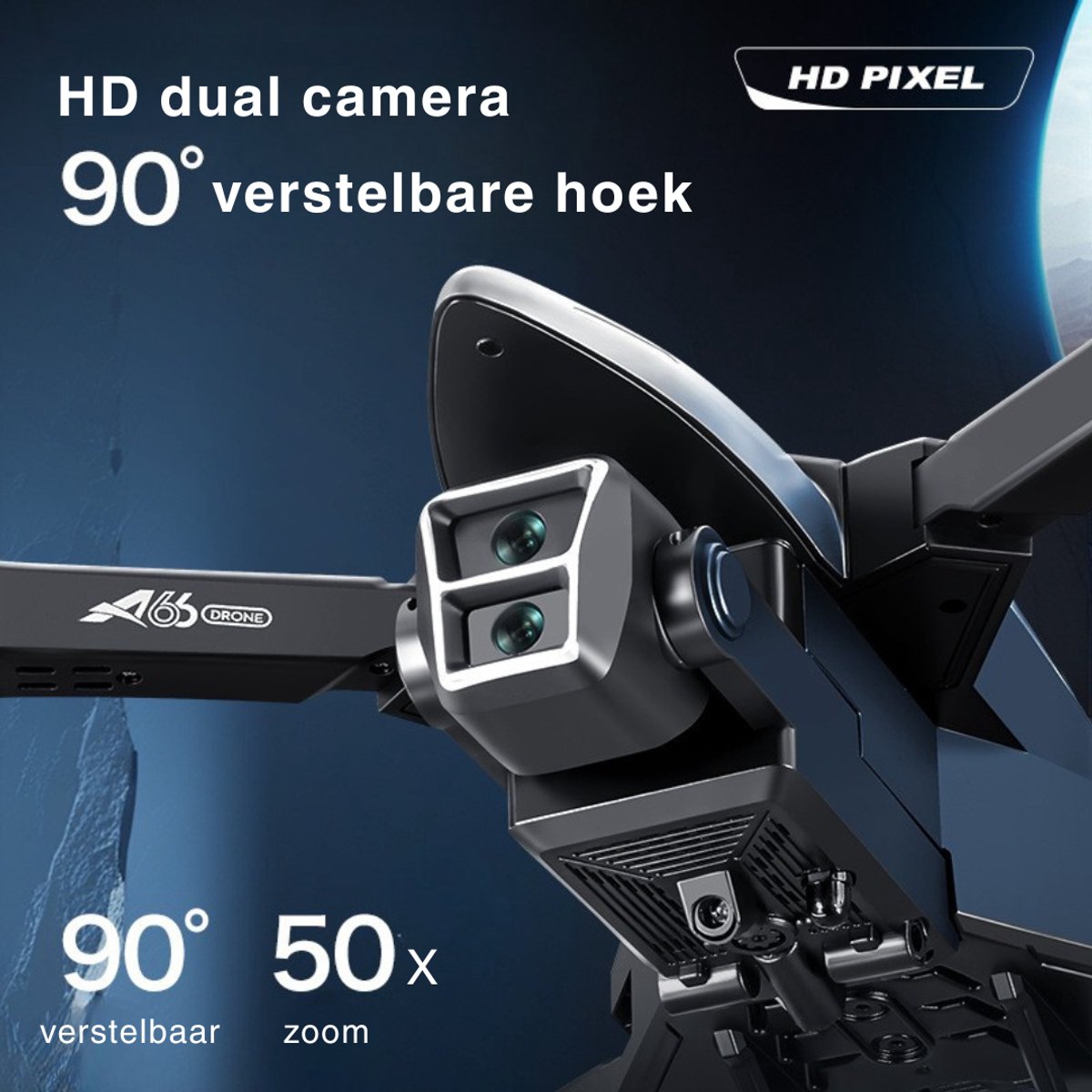A66 Drone HD Dual Camera – Mistfunctie & Obstakelvermijding thumbnail 2