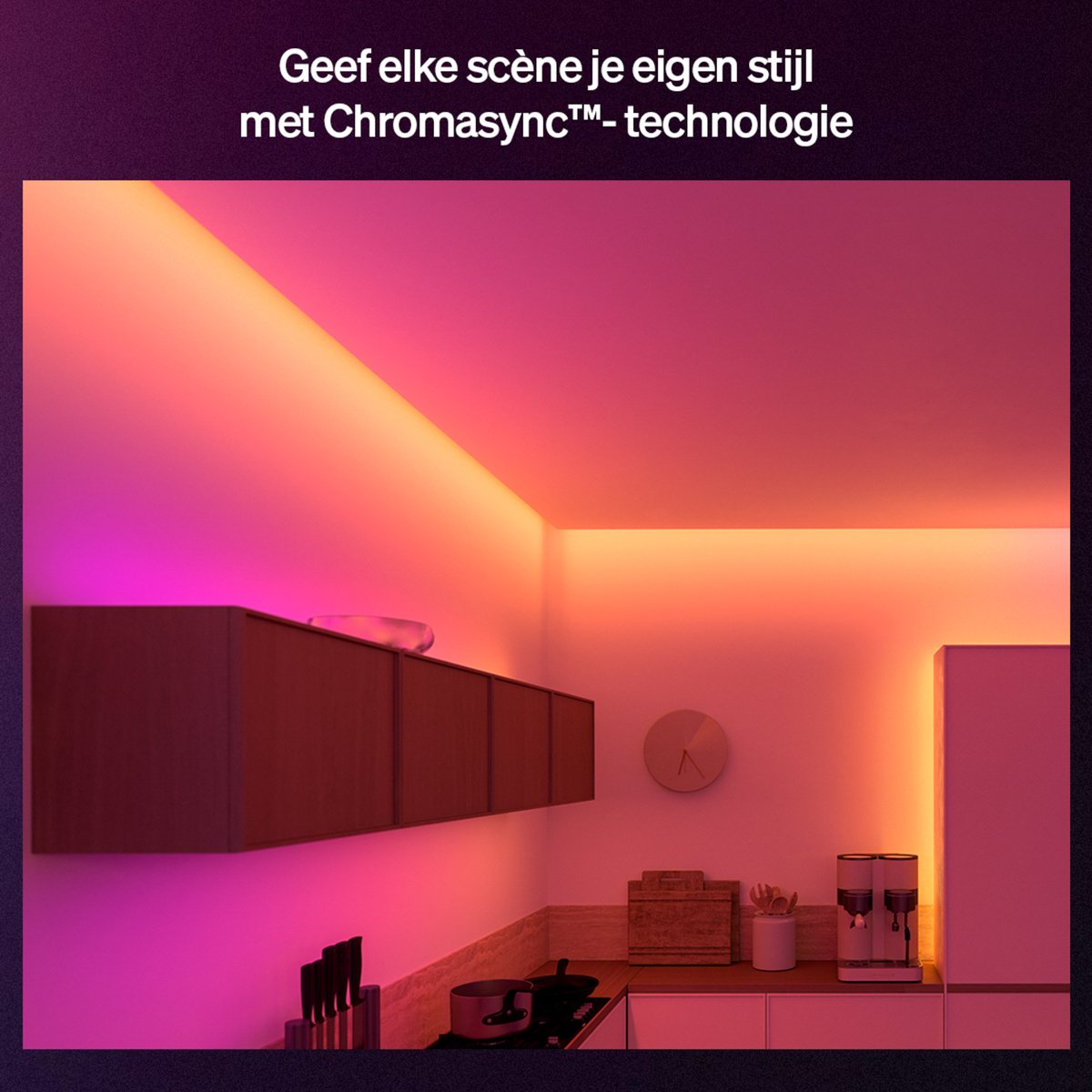 Philips Hue Flux ultraheldere LED strip 3 m, Nauwkeurige kleurovergangen van Chromasync™ Ultrahelder, echt wit licht 2900 lumen — afbeelding 6
