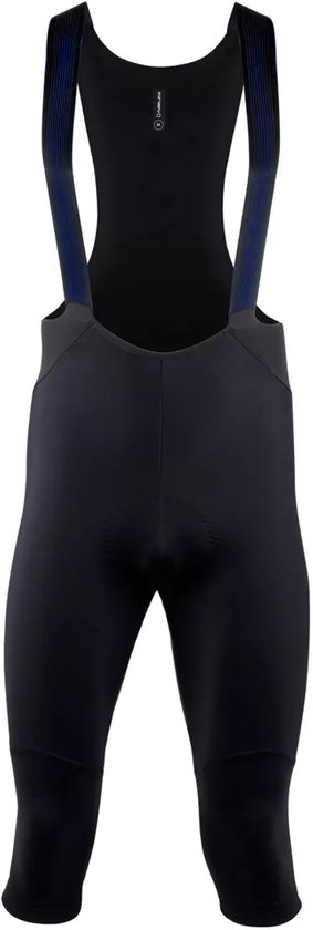Driekwart fietsbroek Discover voor dames zwart