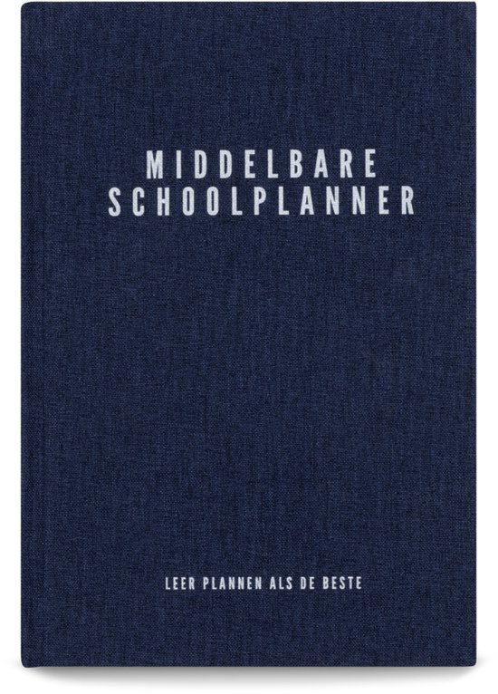 GRIP - Middelbare Schoolplanner & Schoolagenda - Dagelijkse & Maandelijkse Structuur, Motivatie & Studieplanning