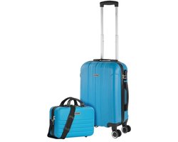 ITACA - Toiletry Bag - Rigid Travel Bag Durable and Lightweight Beauty Suitcase - Make up Organizer ABS Resistant - Youthful Makeup Suitcase Girl.