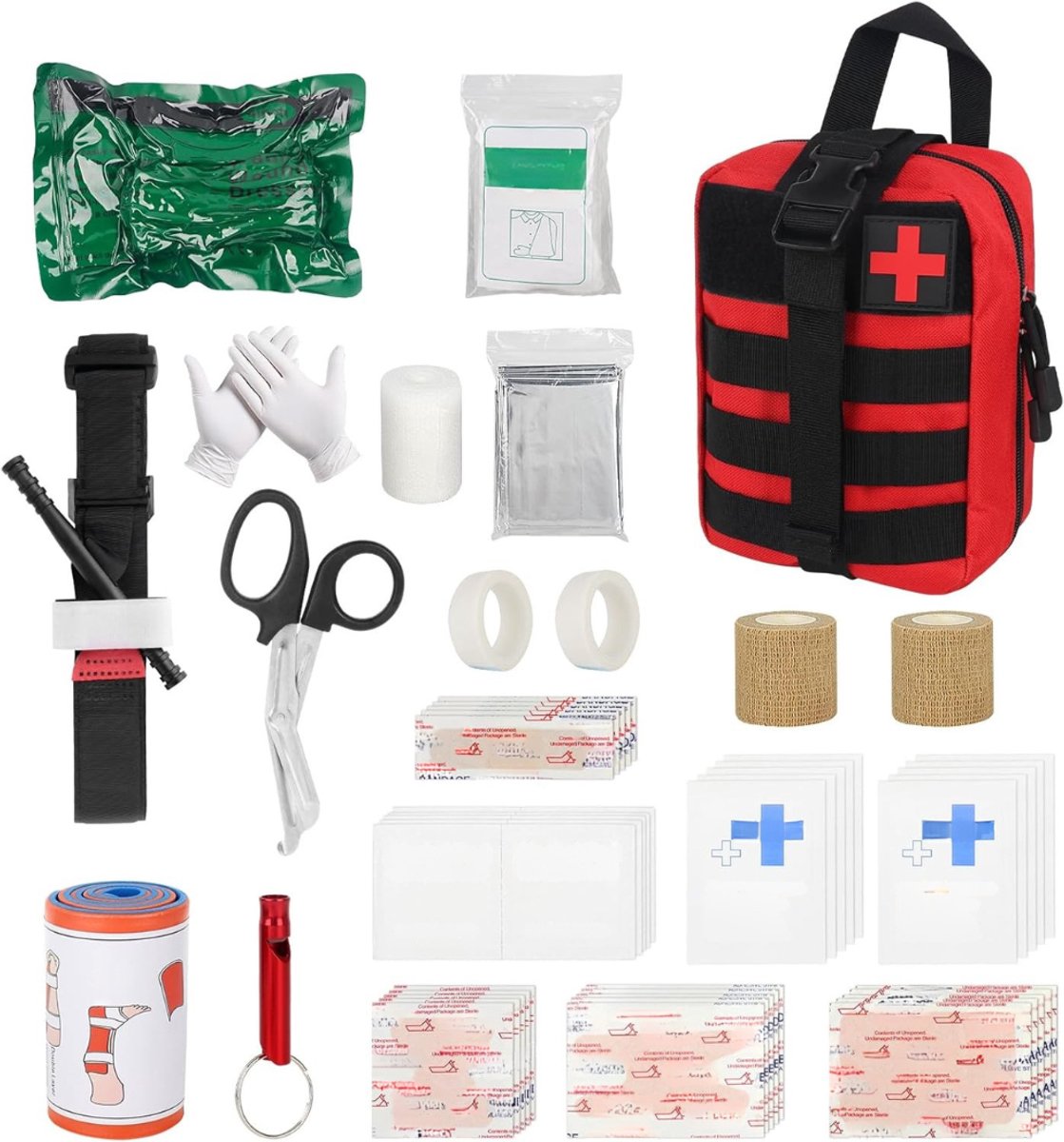 GTB® Noodpakket voor Thuis Overheid - Noodpakket voor Thuis - Overlevingspakket - Compleet pakket - 54 Elementen