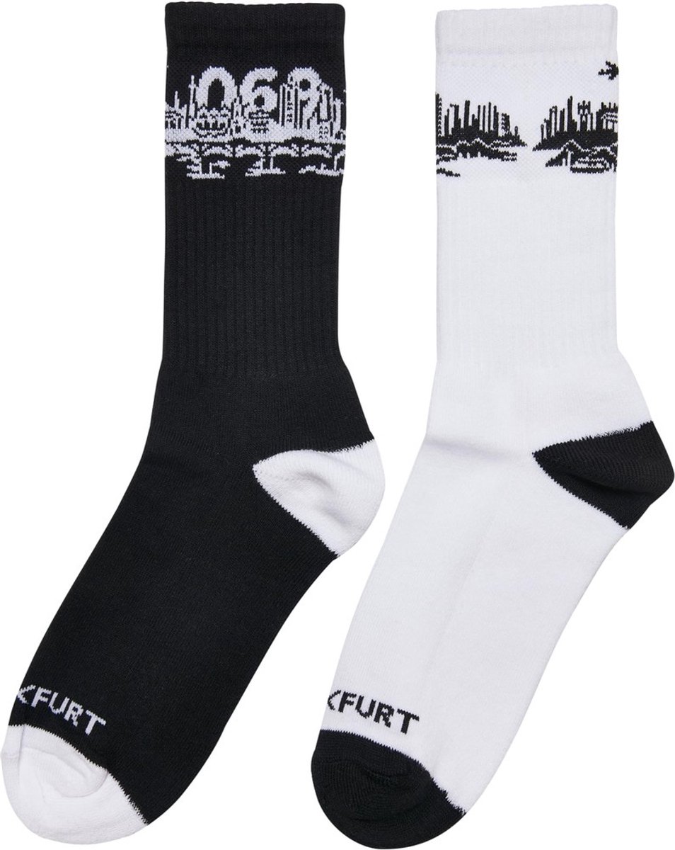 Mister Tee Major City 069 2Pack Sokken 43/46 Zwart