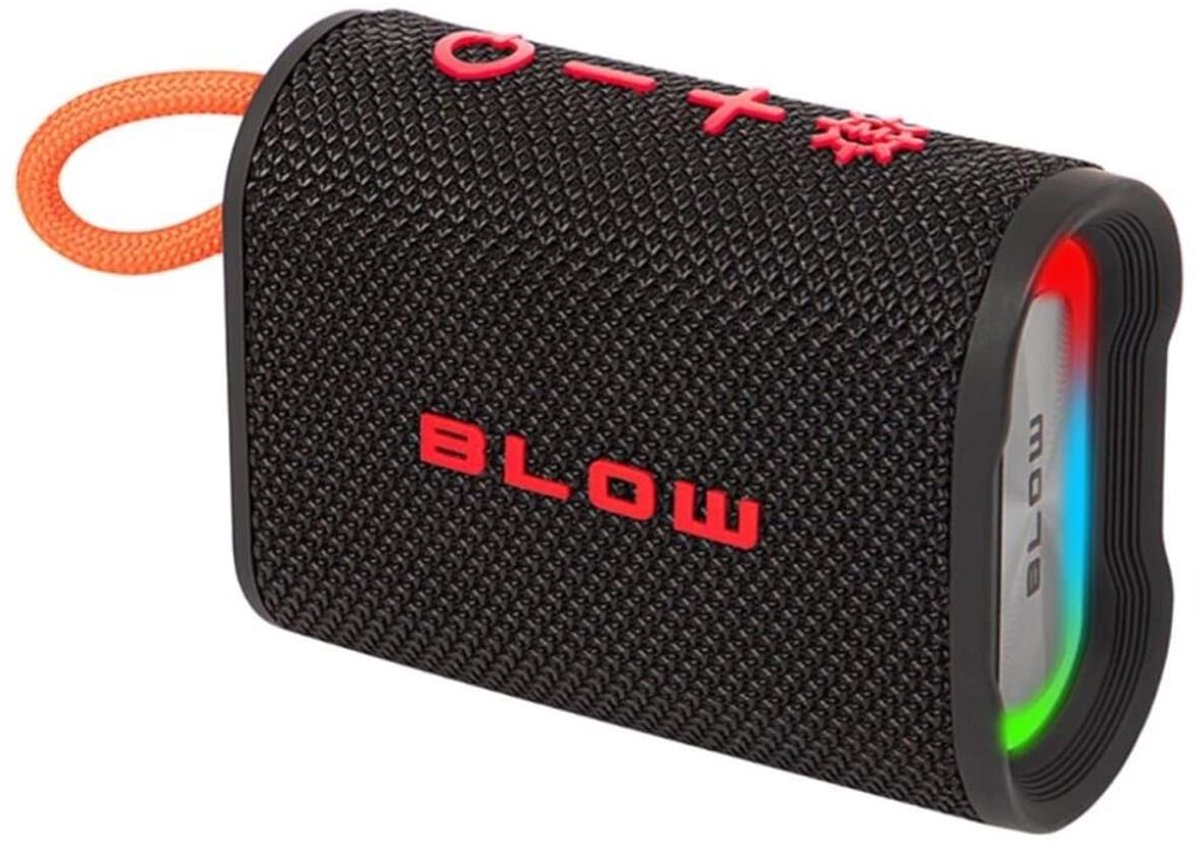 Blow Aqua Tune RGB Bluetooth Speaker 5W - BT 5.3 - 5V - USB-C - IP67 - Zwart