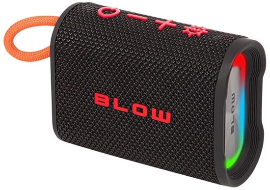 Draagbare Bluetooth speaker Blow Aqua Tune 5W RGB LED waterdicht IP67 FM-radio USB-C 8000mAh