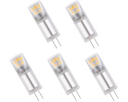 Spectrum LED Insteeklampje G4 2.5W - 12V - 290 Lumen - 6000K Koud wit - Helder daglicht - Energiezuinig - 5 stuks