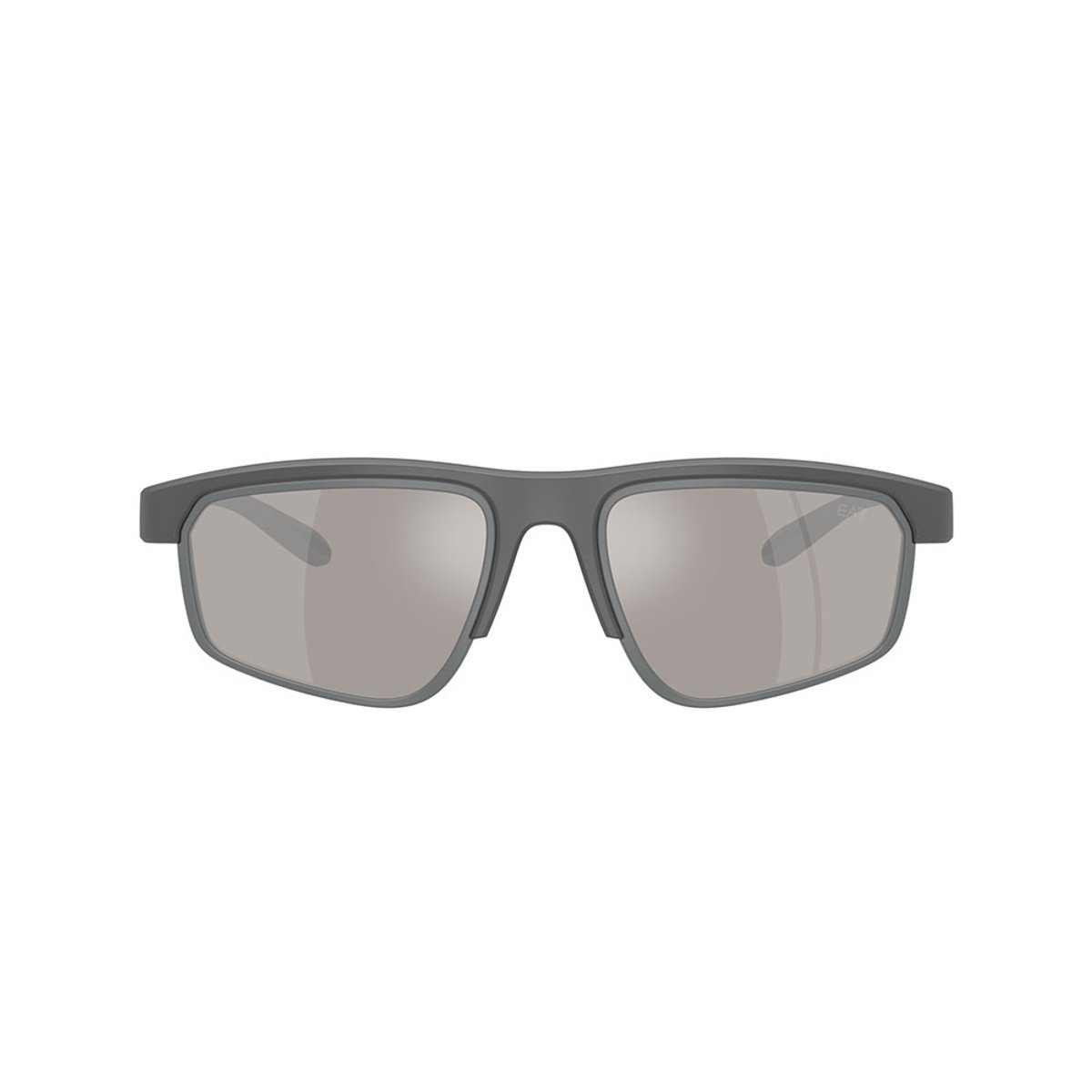 Ea7 Luxottica 0q74003 Zonnebril Transparant Light Grey Mirror Silver/CAT3 Man,Vrouw
