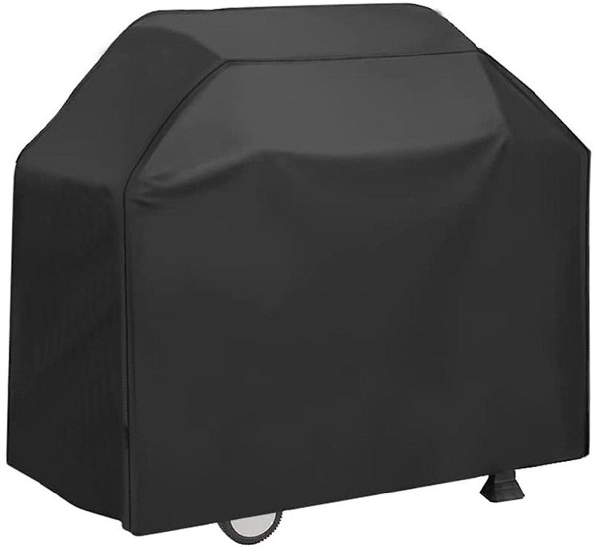 JeiibrZui Barbecuehoes - Buitengrillhoes - Waterdicht & Anti-UV Bescherming voor Jaarlijkse Gebruik - Geschikt voor 145x61x117 cm Grill - Zwart