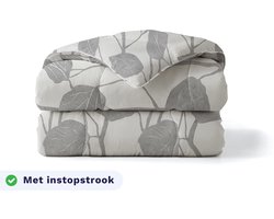 Zelesta Pure Design Spring Buds 200x200 - Katoenen dekbed zonder overtrek - Met instopstrook - Wasbaar dekbed - Hoesloos dekbed - 2 in 1 Dekbed met vaste overtrek