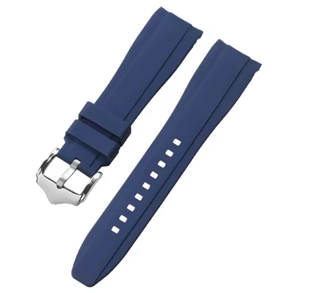 Actie4you® - Premium Siliconen Horlogebandje - Compatibel met Swatch X Omega MoonSwatch (20MM) - Donker Blauw
