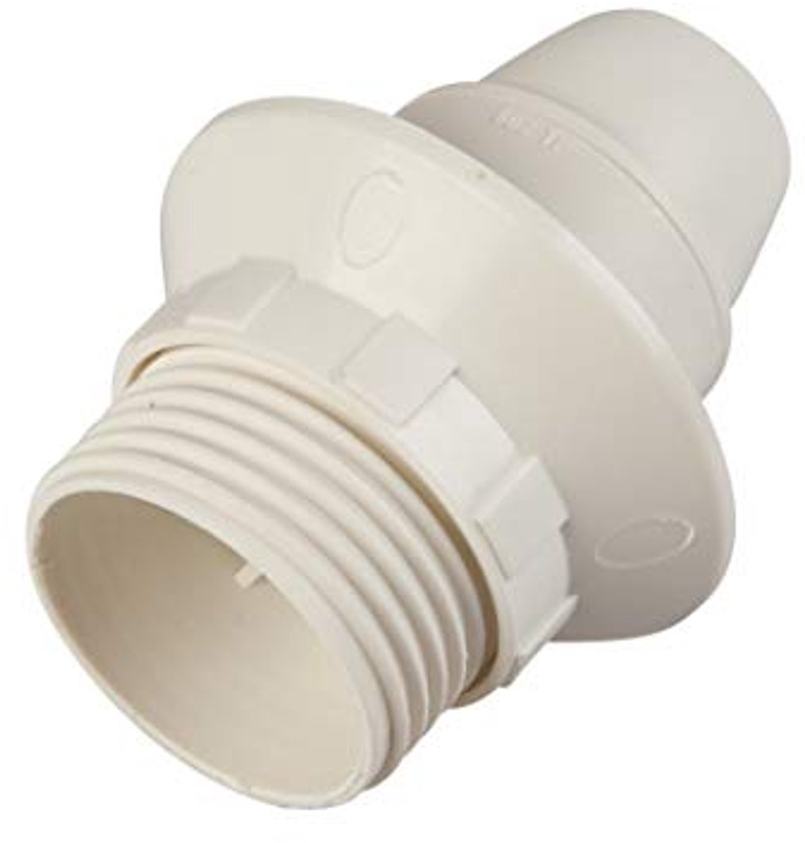Lamphouder E14 met 2 ringen - Wit