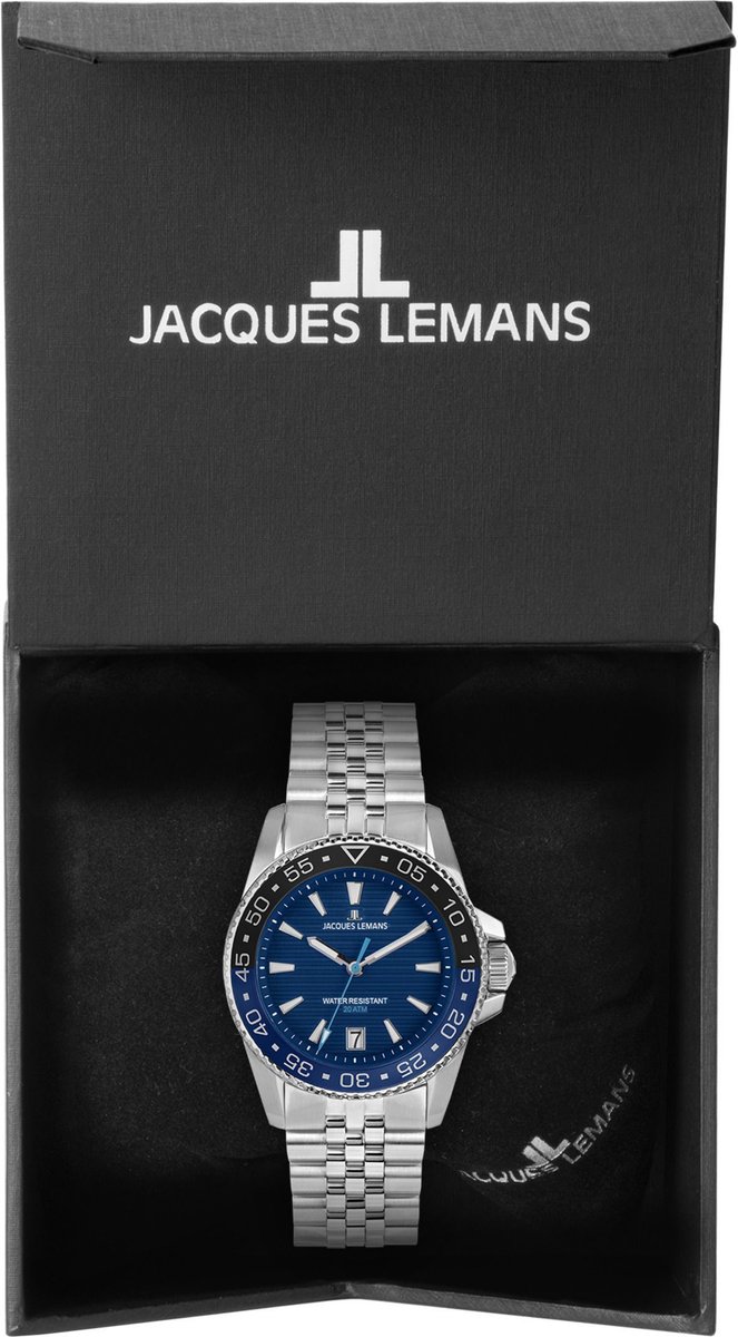 Datum horloge Liverpool Diver Blue