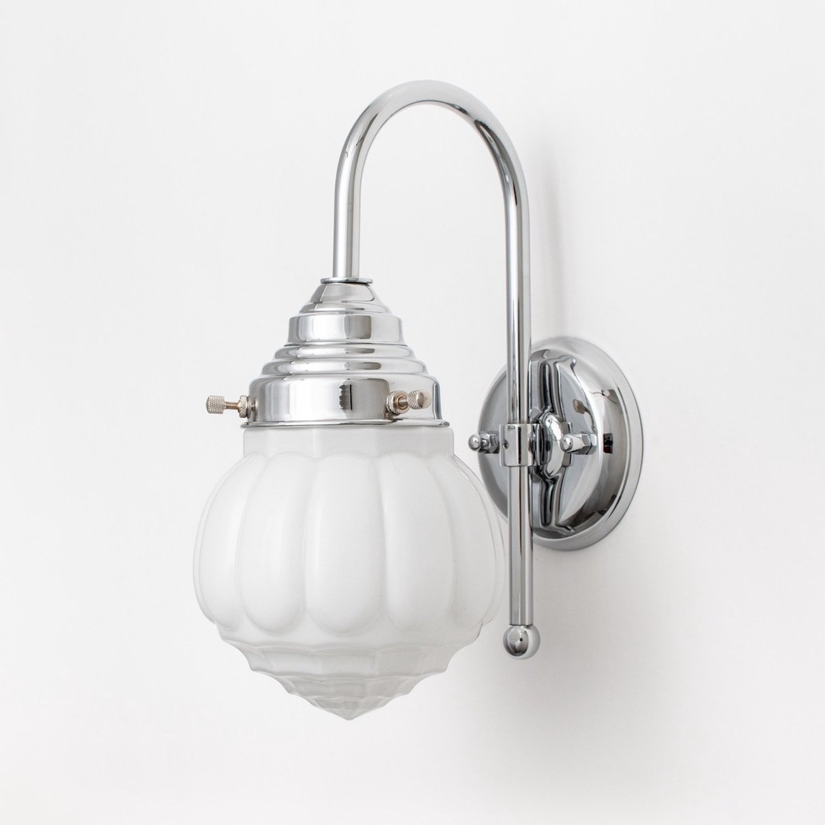 Wandlamp Wassail Meander Chroom - Art Deco Trade