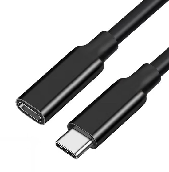 Qost - USB-C 3.1 Gen2 - Verlengkabel - 2 Meter - 3A 60W - Bol