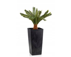 Grote Hoge Betonlook Plantenbak voor Buiten en Binnen - 30x57 cm