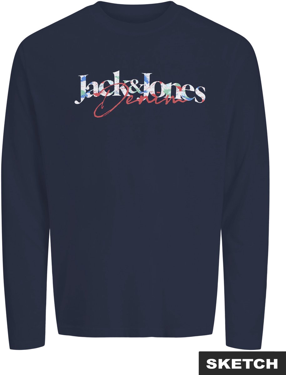 JACK & JONES - JJTOM TEE LS CREW NECK JNR Heren T-shirt