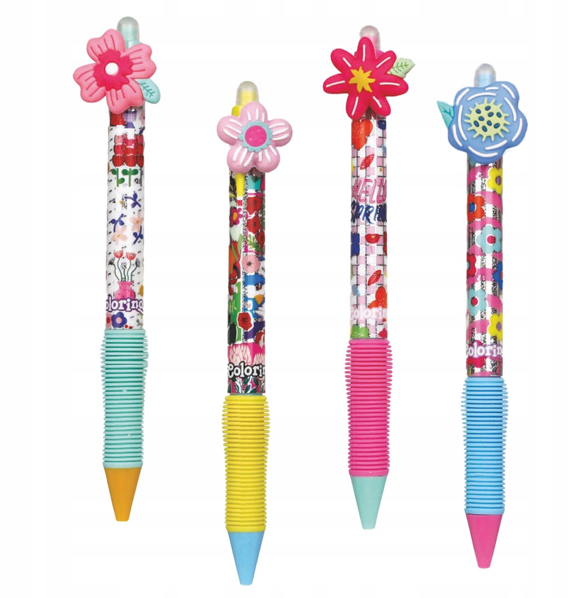 Uitwisbare Bloem Pen - 1 Stuk - Blauwe Inkt