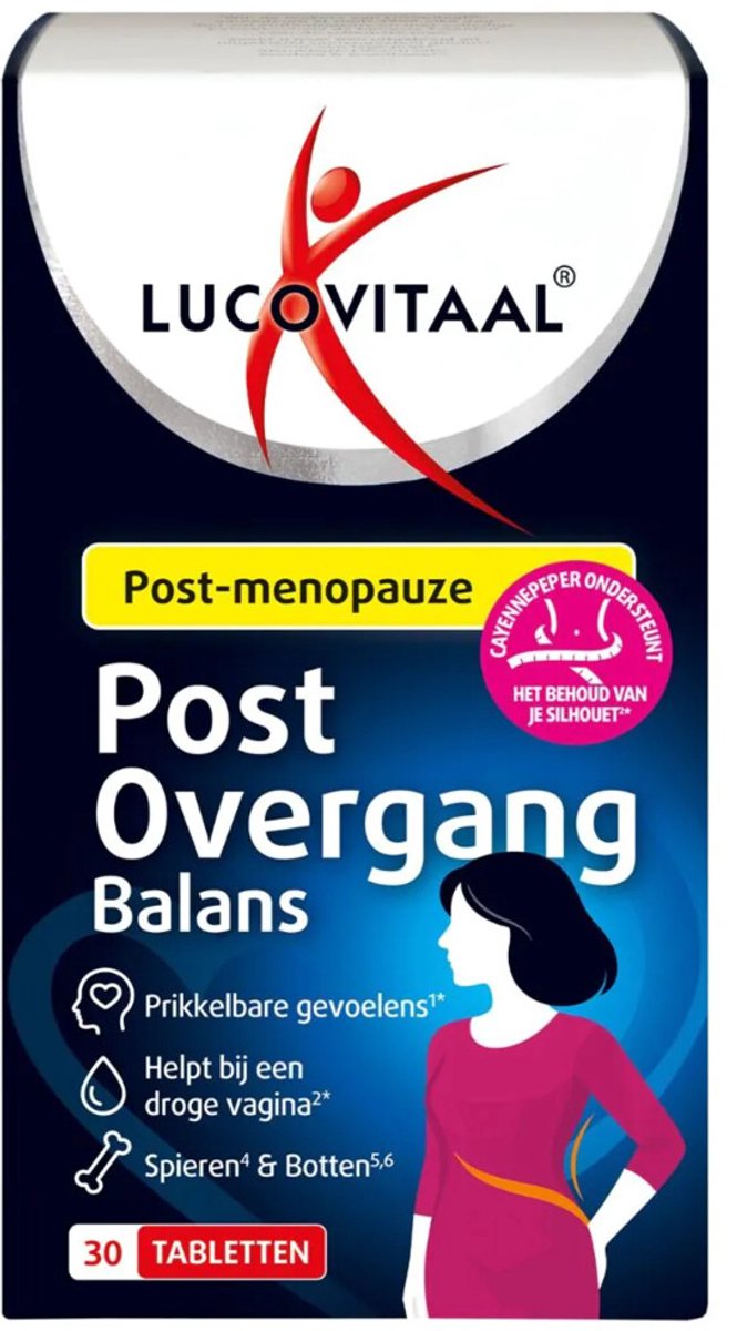 Lucovitaal - Post Overgang Balans - 2 x 30 tabletten - Voordeelverpakking