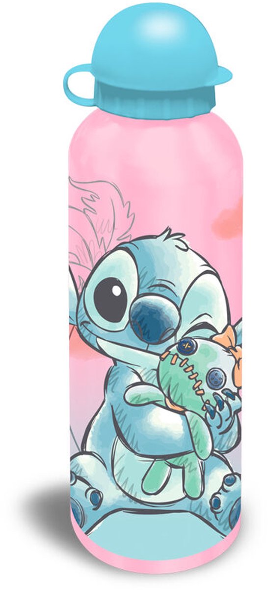 Lilo & Stitch Fles Blauw/Roze 500ml - Officieel Disney-product