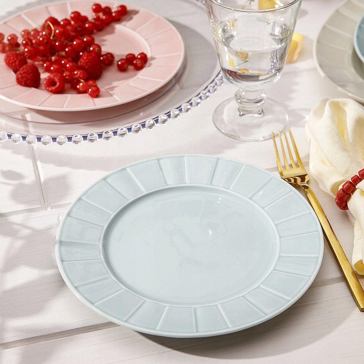 Ćmielów Oktawa Mint Bord 20,5 cm - Porselein
