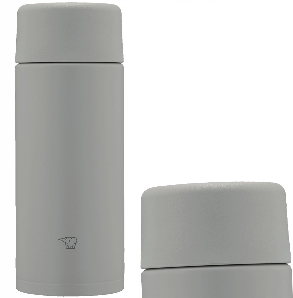 Zojirushi Thermos Fles Grijs 0.36L - Compact & Licht
