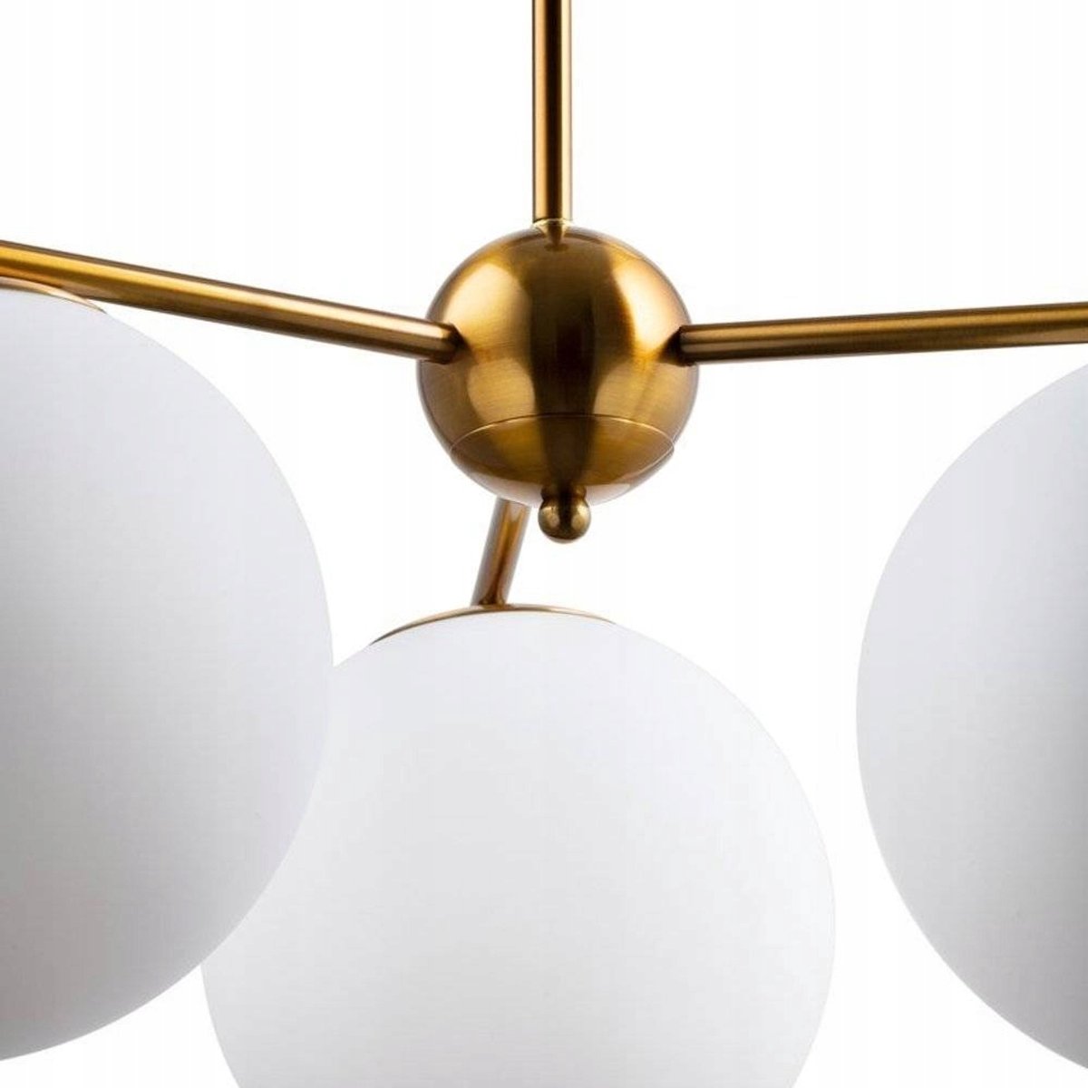 VENUS-3 Hanglamp Messing & Wit - 3xE27 - Moderne Stijl