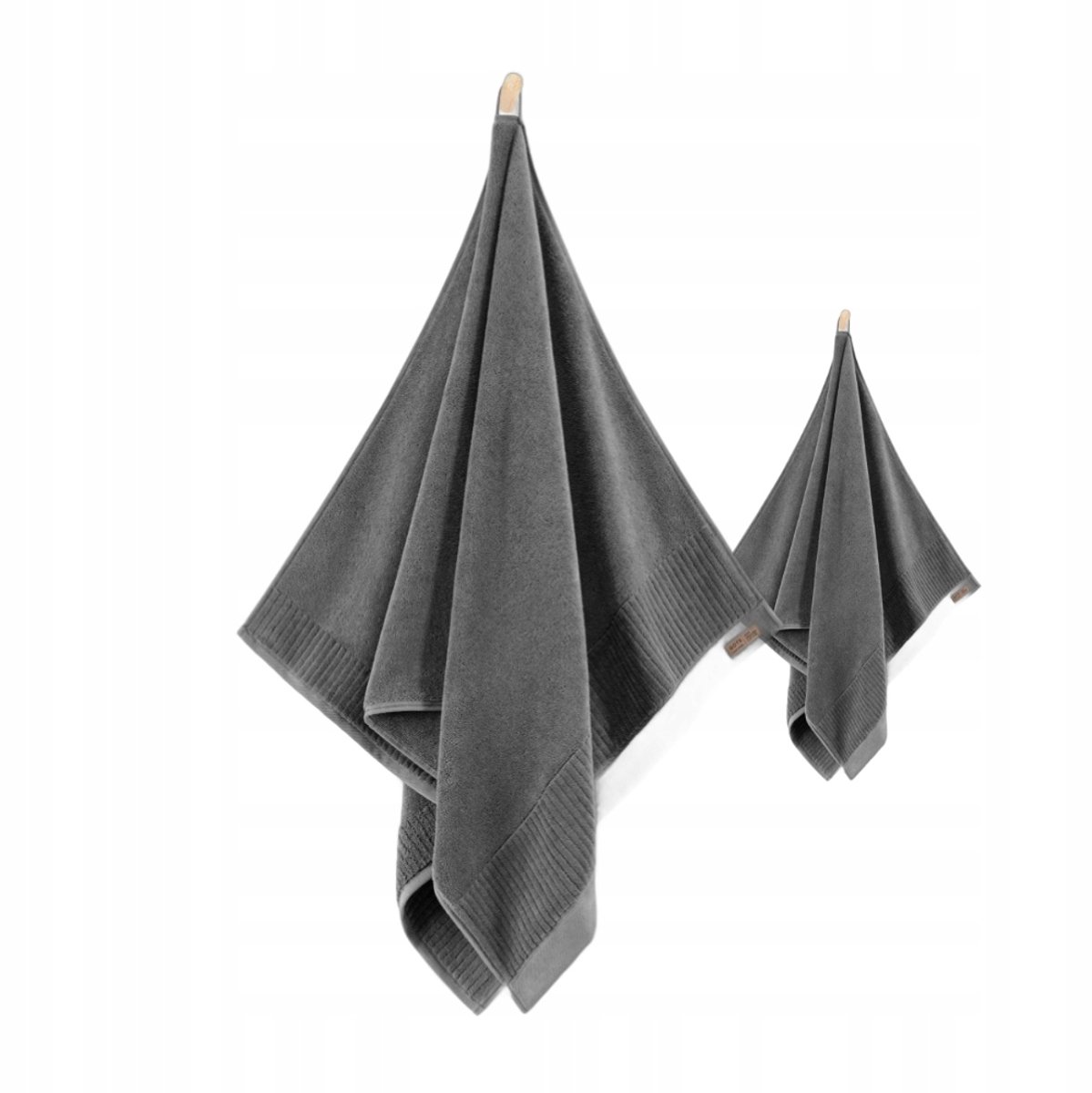Zwoltex Porto Set Handdoeken Katoen Grijs 50x100 70x140