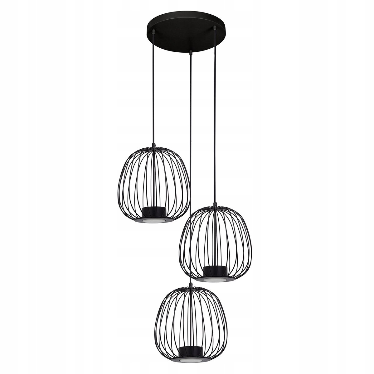 Sigma BELL PLUS 3 Hanglamp Zwart - Stijlvolle Plafondlamp