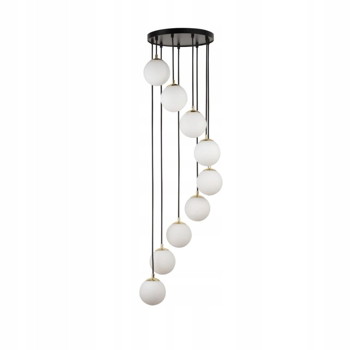 PIANO Cascade Hanglamp met Melkachtige Ronde Kap - Sigma Lighting