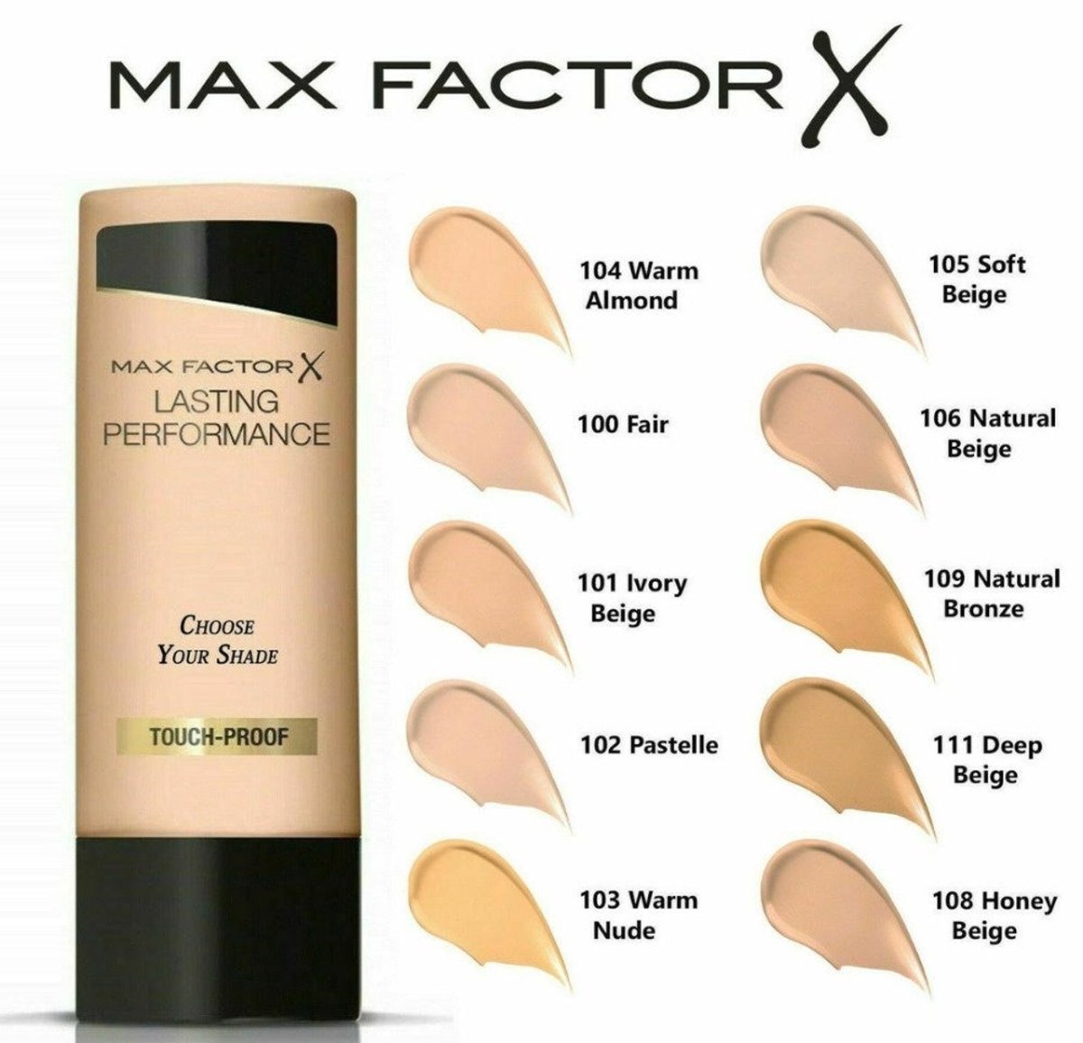 Bol.com Max Factor Lasting Performance Liquid Foundation - 109 Natural Bronze aanbieding