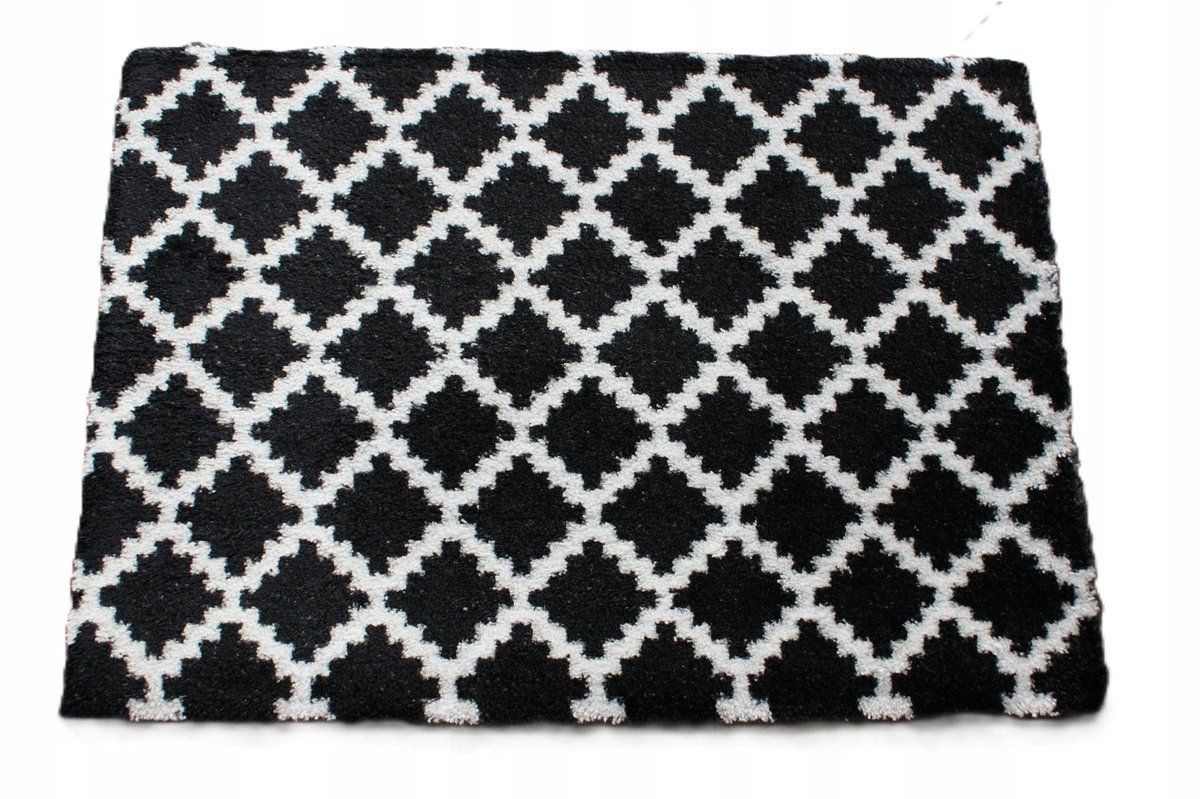 Be living Maroko Zwarte Deurmat 50x70 Cm - Wasbare Welour Deurmat