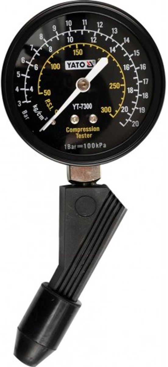 Yato YT-7300 Compressordrukmeter - 3-20 Bar