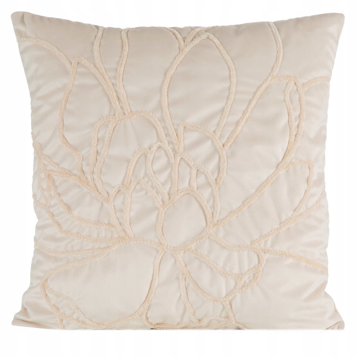 Decoratieve kussenhoes SANDI 01 45x45 cm Crème met borduursel