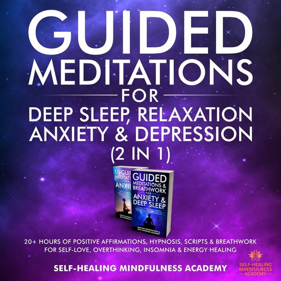 Guided Meditations For Deep Sleep, Relaxation, Anxiety & Dep ... - cover