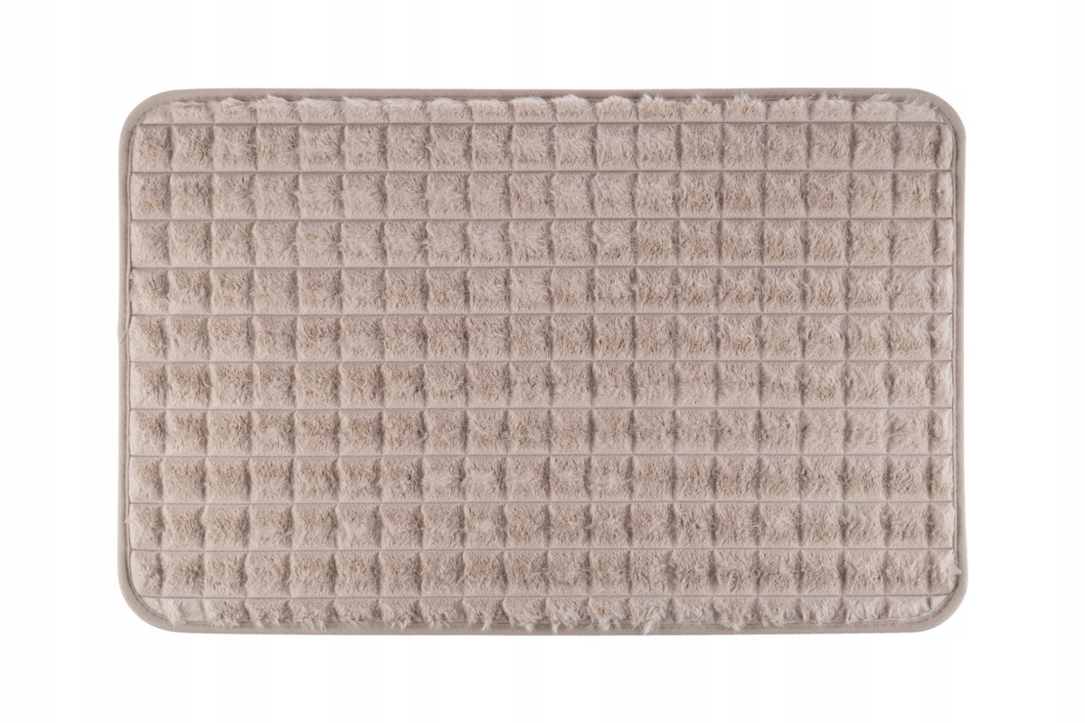 Panama Badmatten Set 2 stuks 45x70/45x45 Donker Beige
