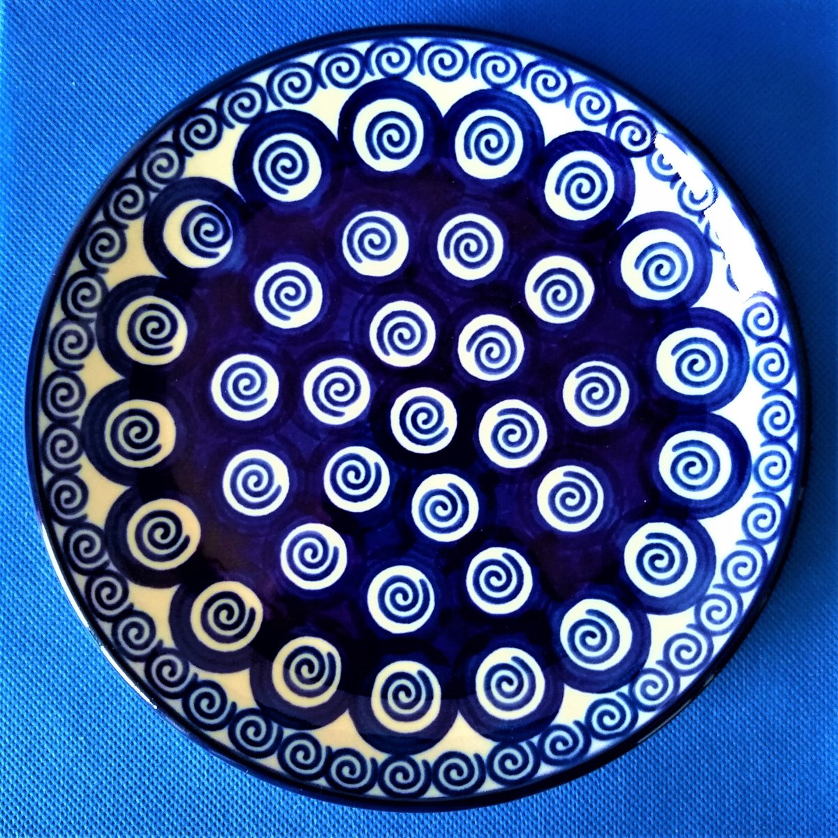 Bolesławiec dessertbord 17,5 cm - handgemerkt keramiek